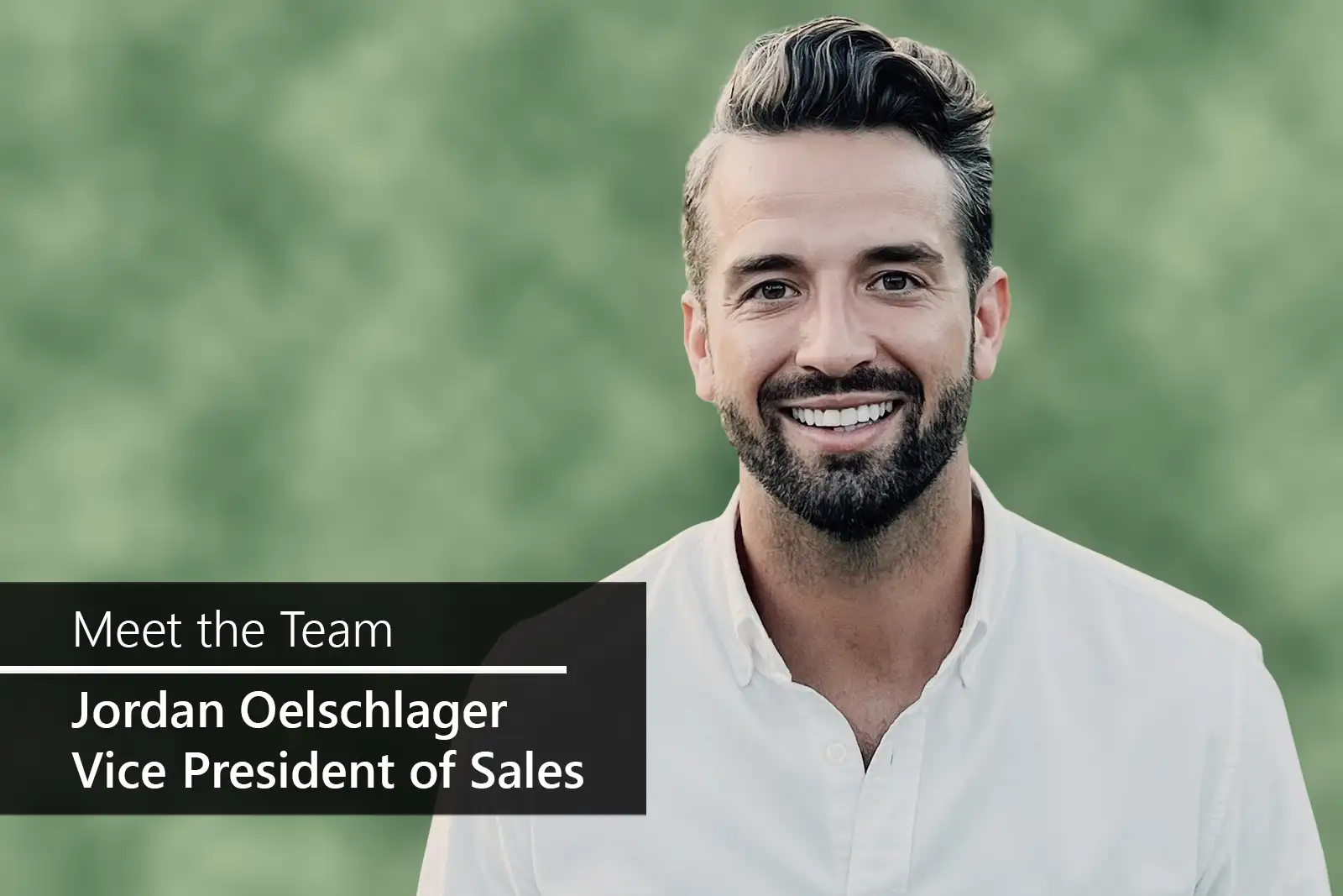 Meet the Team - Jordan Oelschlager