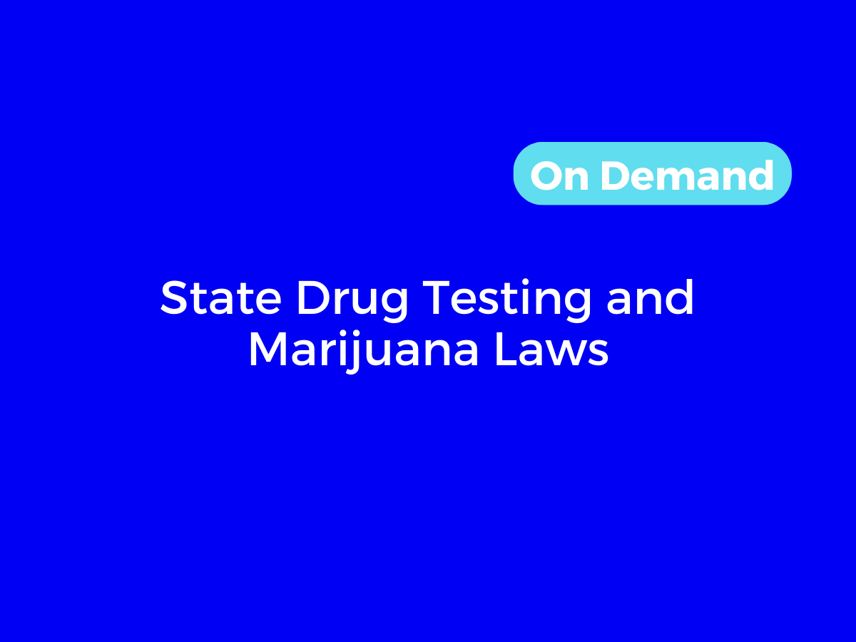 State Drug Testing and Marijuana Laws